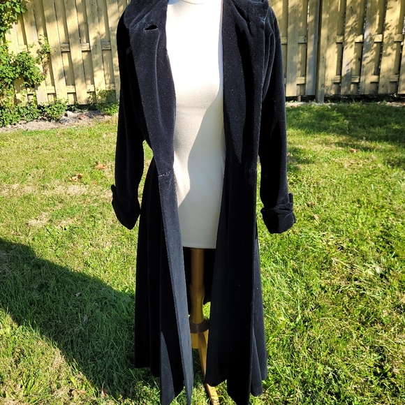 Cotton Velvet swing coat - Picture 7 of 14